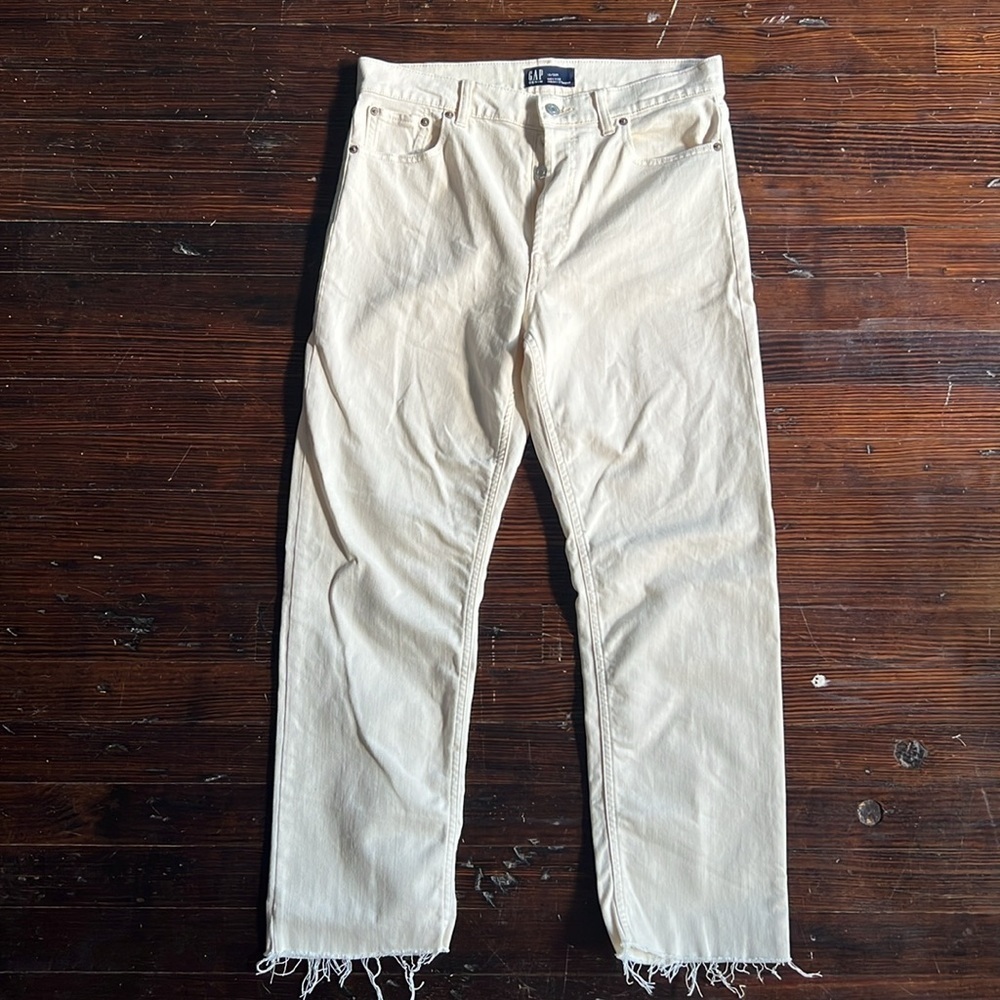 GAP Women’s High Rise Cheeky Straight Raw Hem 10/30R - Picture 2 of 4